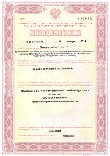 Лицензия 1